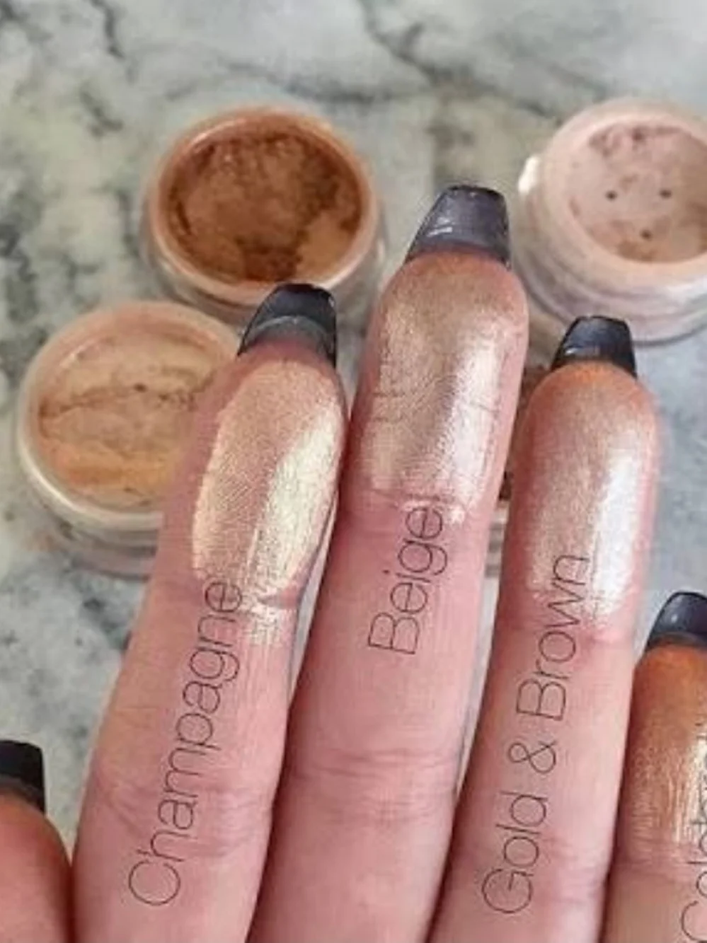 Bellápierre Shimmering Champagne Loose Eyeshadow Powder BNIB